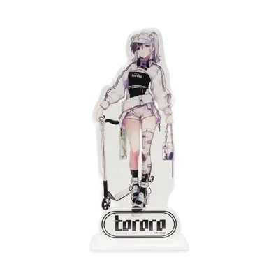 猫麦とろろ x SNKRDUNK \ NEKOMUGI TORORO 5th Anniversary acrylic stand "B" "WHITE"