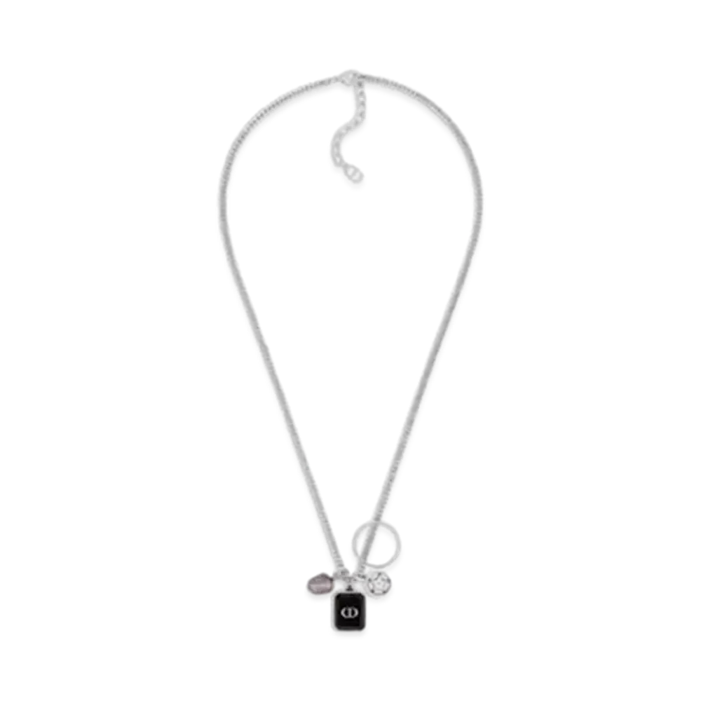 Dior CD Pendant Necklace "Silver"