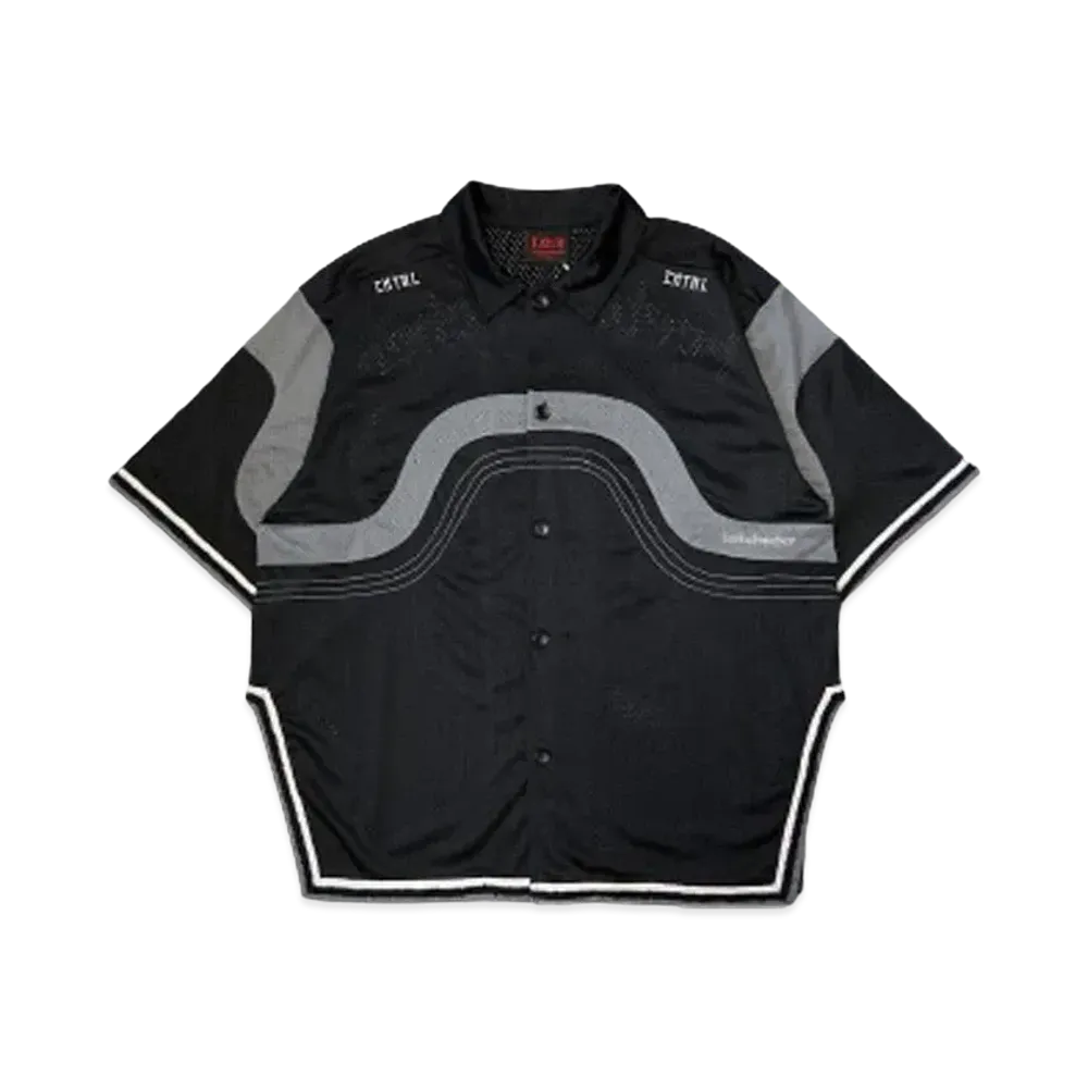 T.C.R BY TOUCHER T.C.R CNTRL MESH SHIRTS "BLACK"