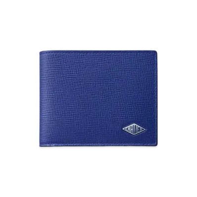 Cartier Losange Small Leather Goods, Compact Wallet "Ink Blue"