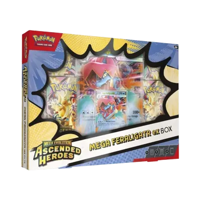 ポケモンカードゲームMEGA(英語版)メガエボリューション「アセンデッドヒーローズ メガオーダイルex ボックス」