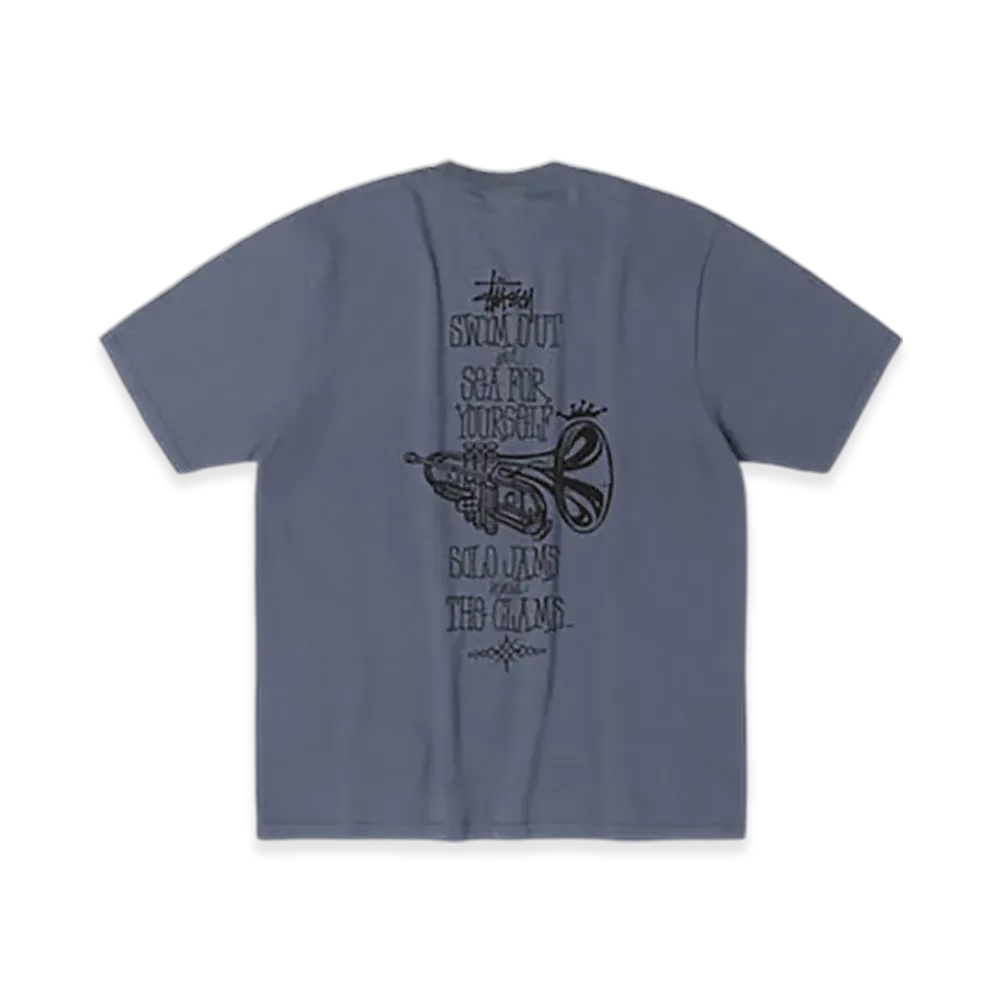 Stussy Swim Out Tee Pigment Dyed "Navy"