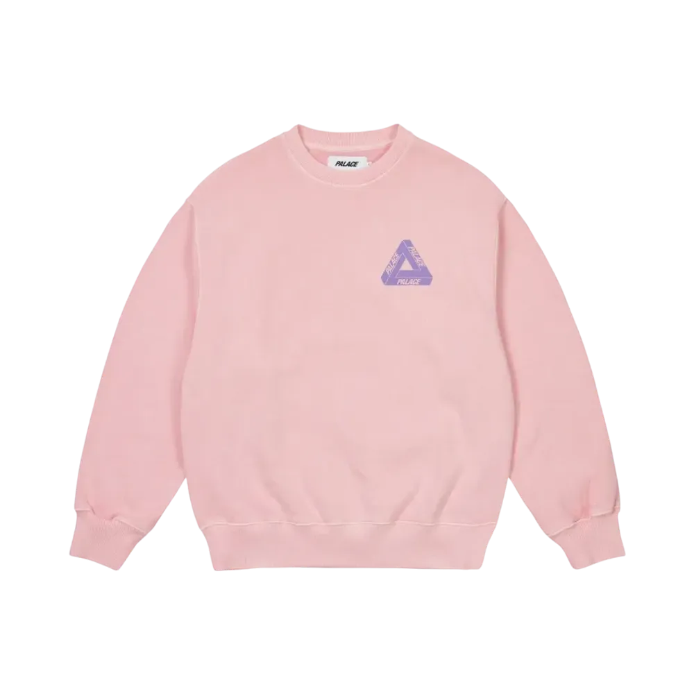 PALACE Reacto Tri-Ferg Crew "Pink"