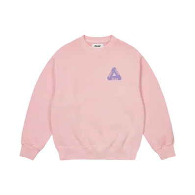 PALACE Reacto Tri-Ferg Crew "Pink"