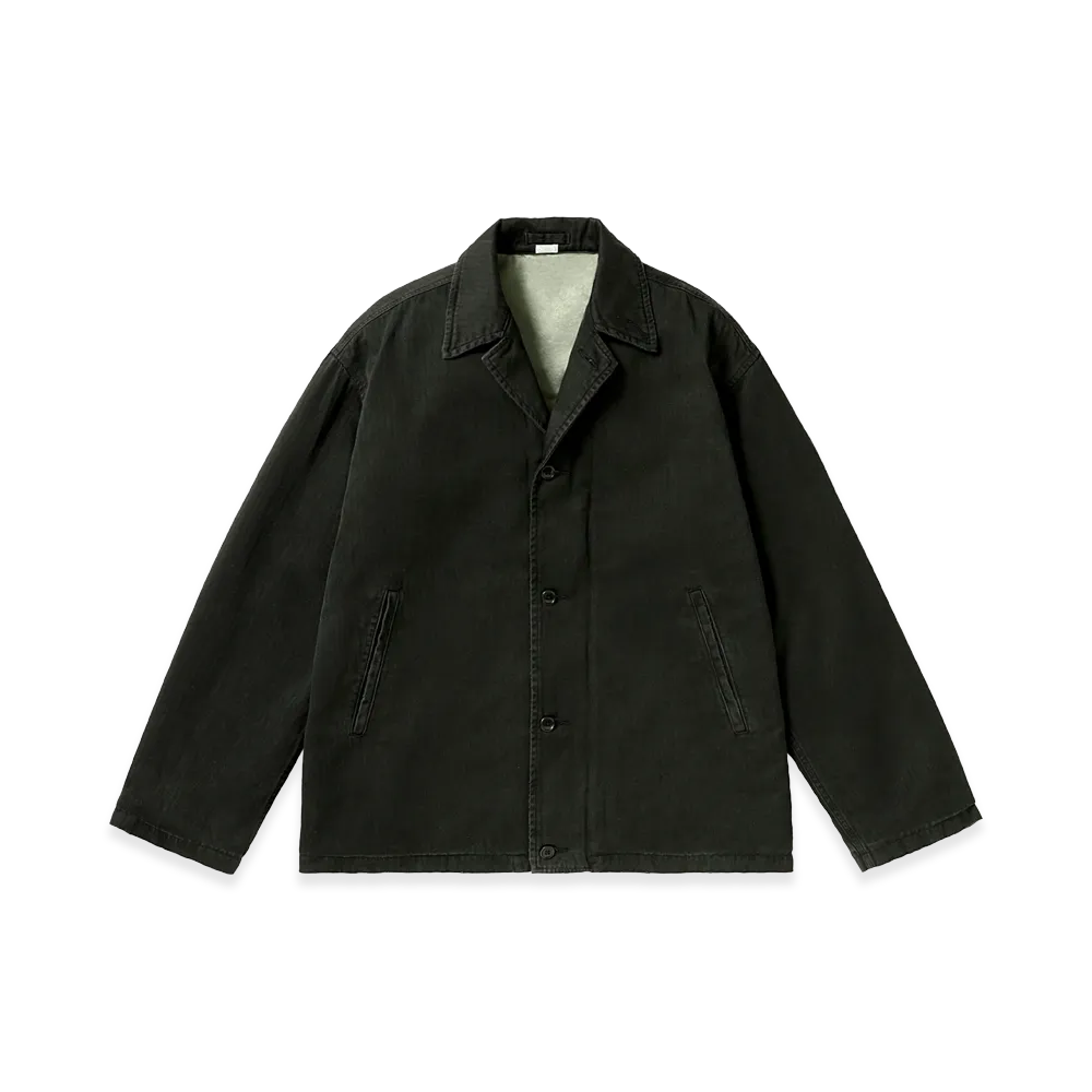 A.PRESSE Vintage US NAVY N-4 Deck Jacket "Black"