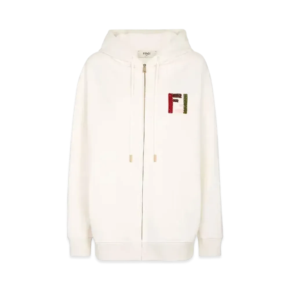 FENDI Women's Sweatshirt Valentine's Day Limited Edition "White"