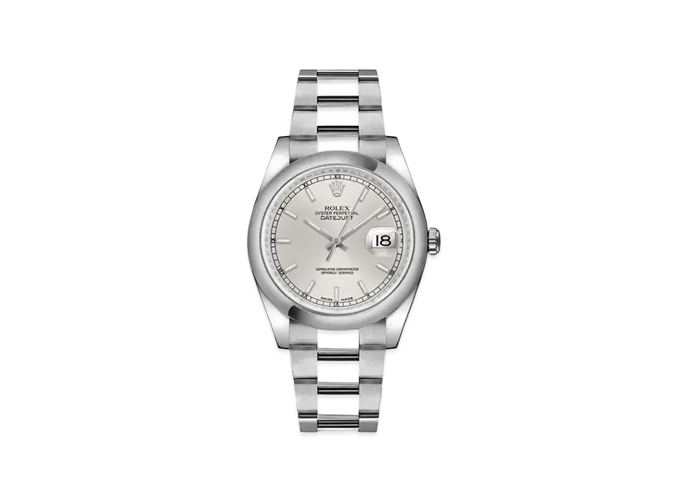 ROLEX Datejust 36 "Silver/Stainless Steel"