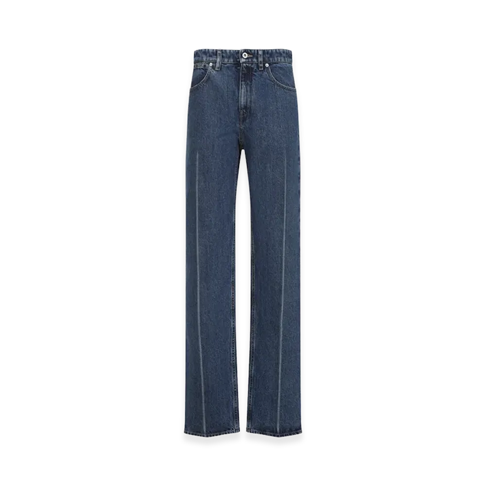 Jil Sander Women's 114 Treated Trousers "Blue"