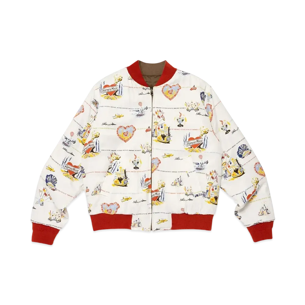HUMAN MADE Reversible Blouson "White"