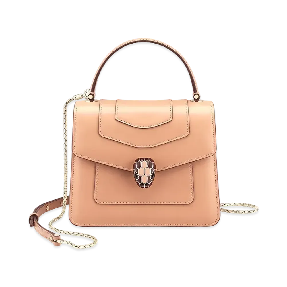 BVLGARI Serpenti Forever Top Handle "Beige"