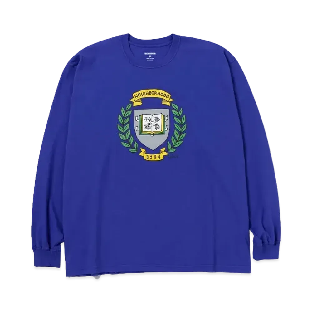NEIGHBORHOOD NH Tee LS-4 "Blue"