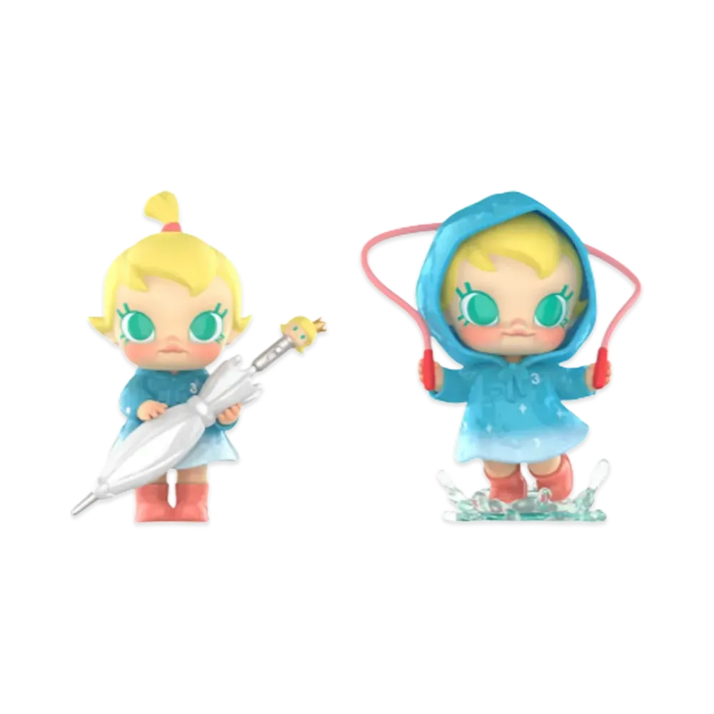 POP MART "Figurine" Baby Molly Funny Raining Day Figure