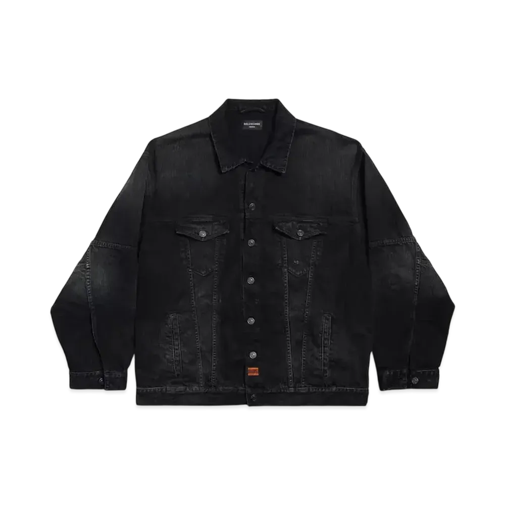 BALENCIAGA Men's Oversized Jacket "Midnight Blue"