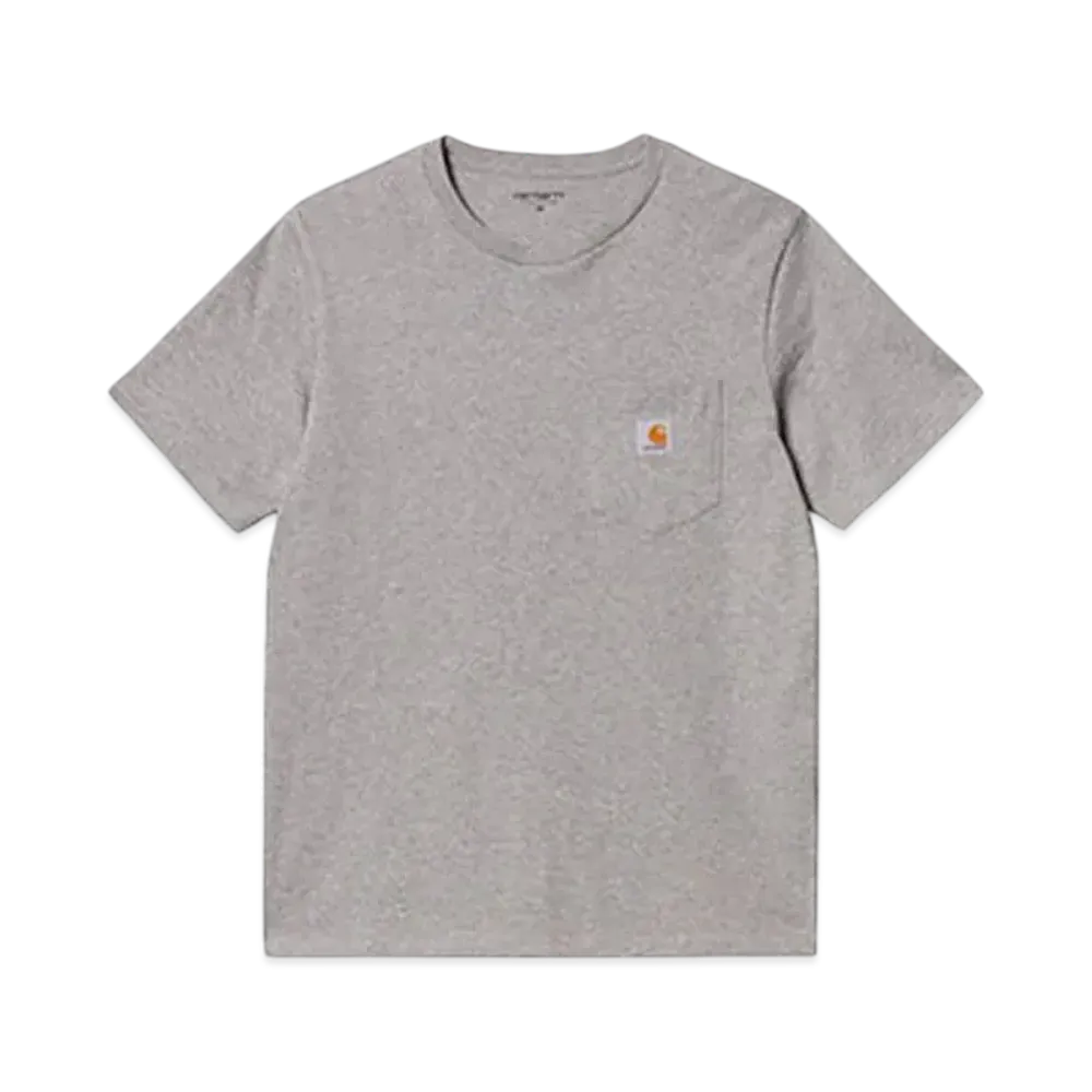 Carhartt WIP T-Shirt Short Sleeve S/S Pocket T-Shirt Men'S Women'S "Grey Heather"