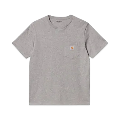 Carhartt WIP T-Shirt Short Sleeve S/S Pocket T-Shirt Men'S Women'S "Grey Heather"