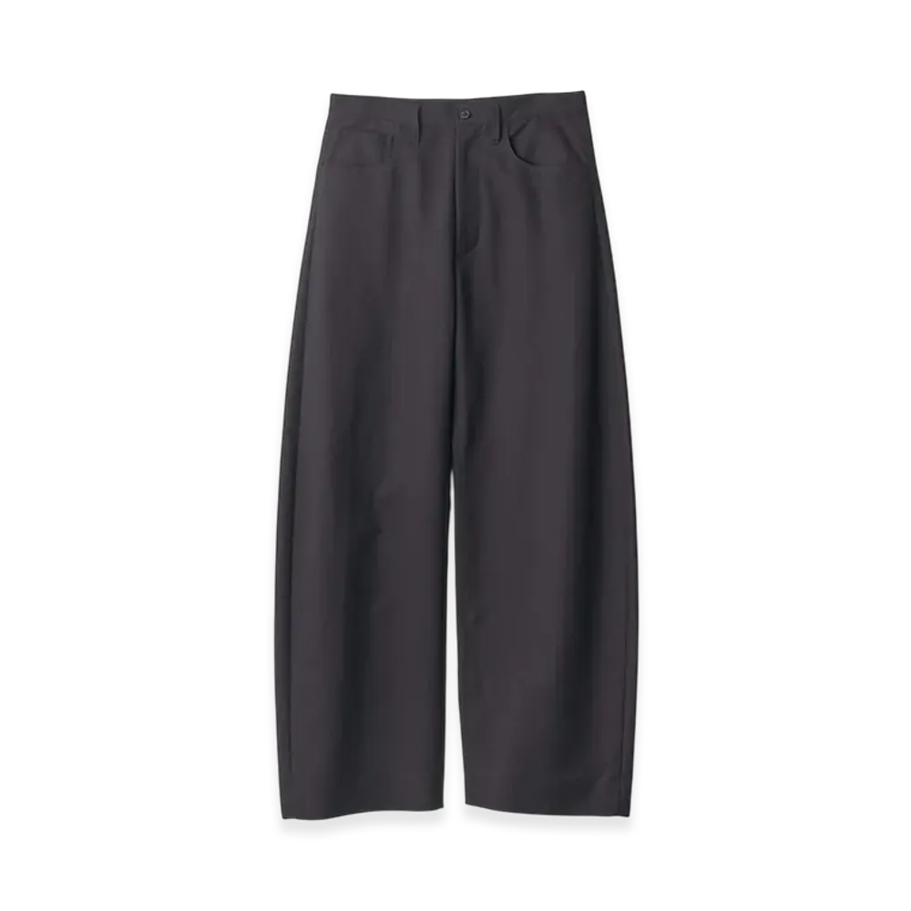 ssstein Double Weave Cotton Round Pants "Black"