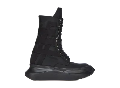 Rick Owens DRKSHDW SS26 Low Army Abstract Nylon Canvas "Black"