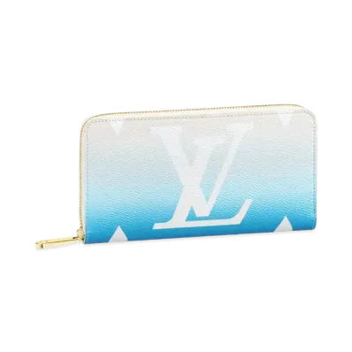 Louis Vuitton Zippy Wallet By the Pool "Blue"