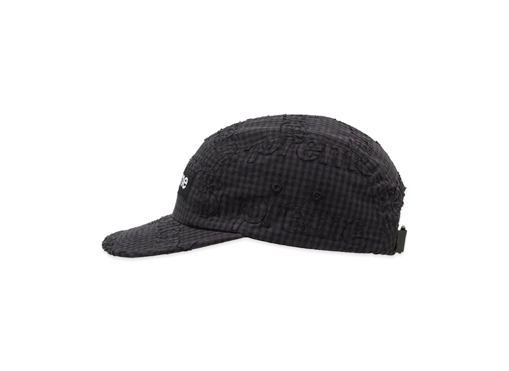 Supreme Monogram Gingham Camp Cap 