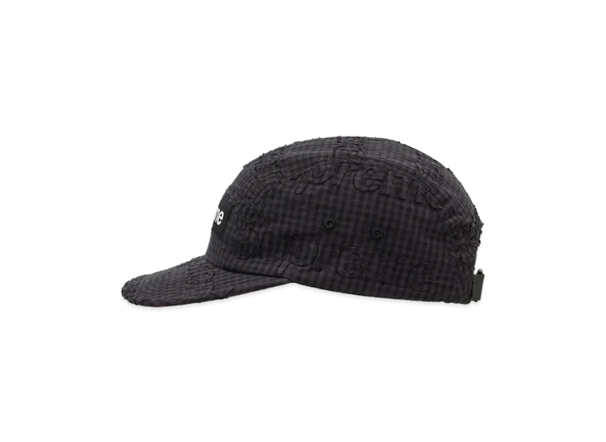 Supreme Monogram Gingham Camp Cap Supreme Monogram Gingham Camp Cap