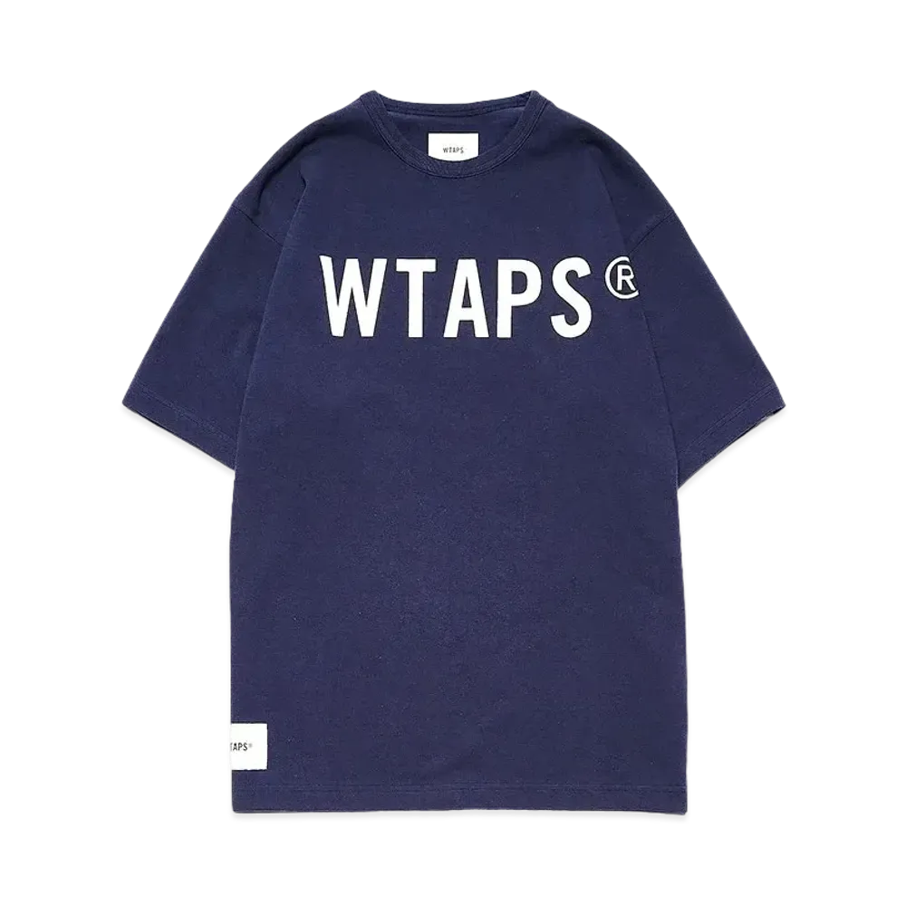 WTAPS Banner SS Cotton "Navy"