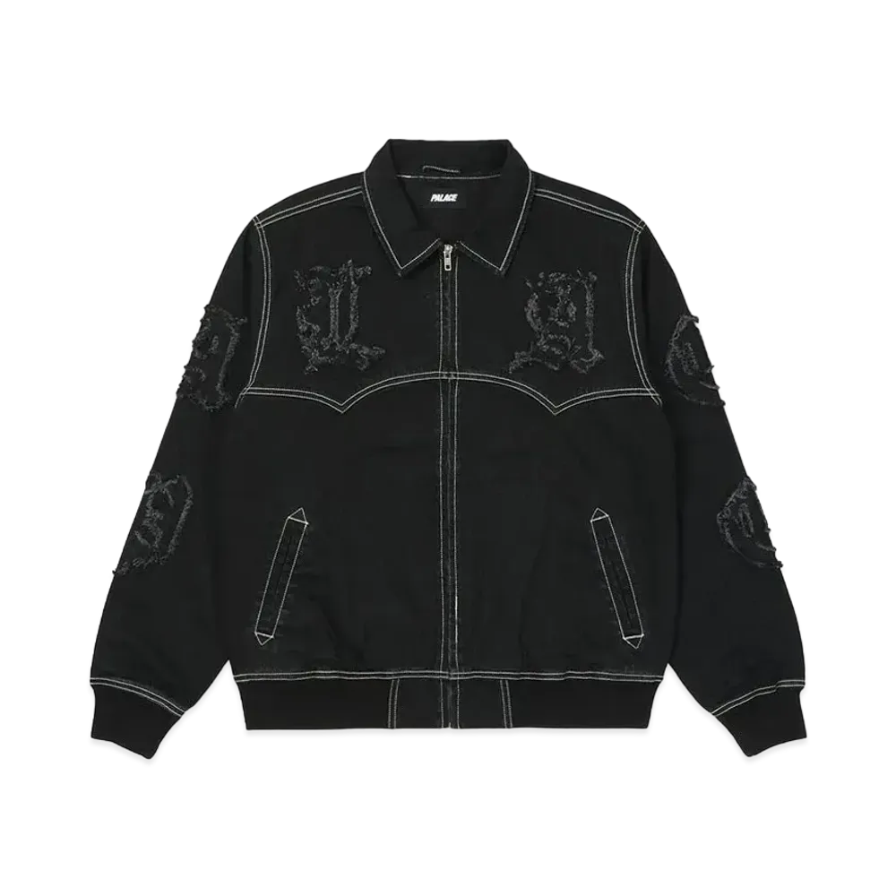 PALACE LIQUE DENIM JACKET "Black"