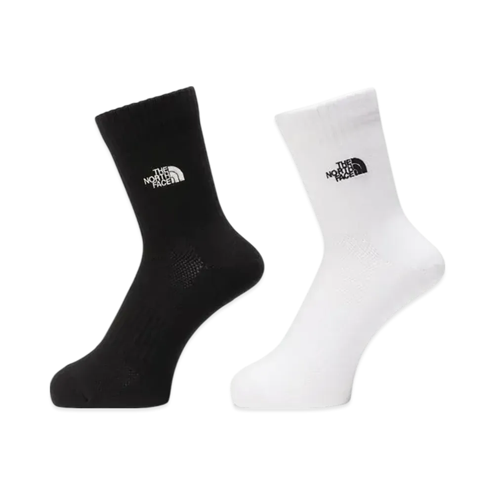 The North Face TNF Logo 2P Crew Coolmax "TNF Black/TNF White"