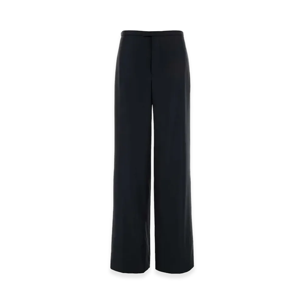 GUCCI Women's Light Wool Pants "Blue"