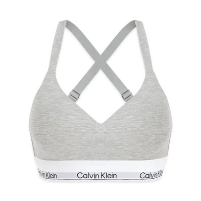 Calvin Klein Icon Cotton Modal Lift Bralette "Grey Heather"