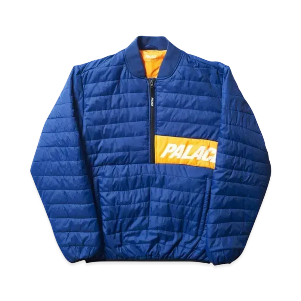 PALACE Half Zip Packer "Blue"