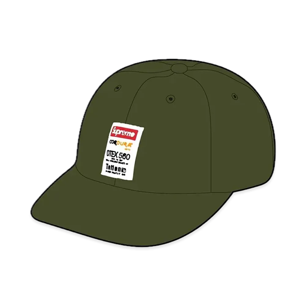 Supreme Cordura® Teflon Label 6-Panel "Olive"