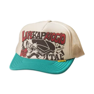 KAPITAL Life KAPRICCIOpt Truck Cap "Kinari/Turquoise"