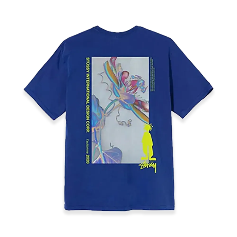 Stussy Delusion Pig Dyed Tee "Blue"