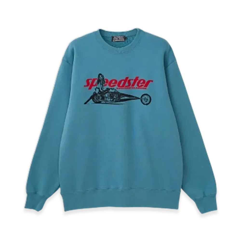 HYSTERIC GLAMOUR Speedster Sweatshirt "Blue"