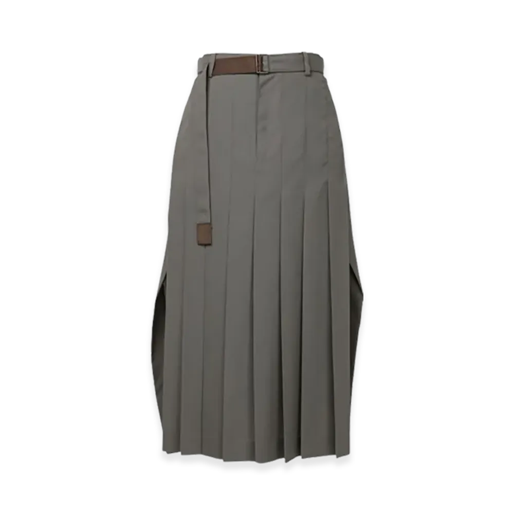 sacai Suiting Skirt "Taupe"