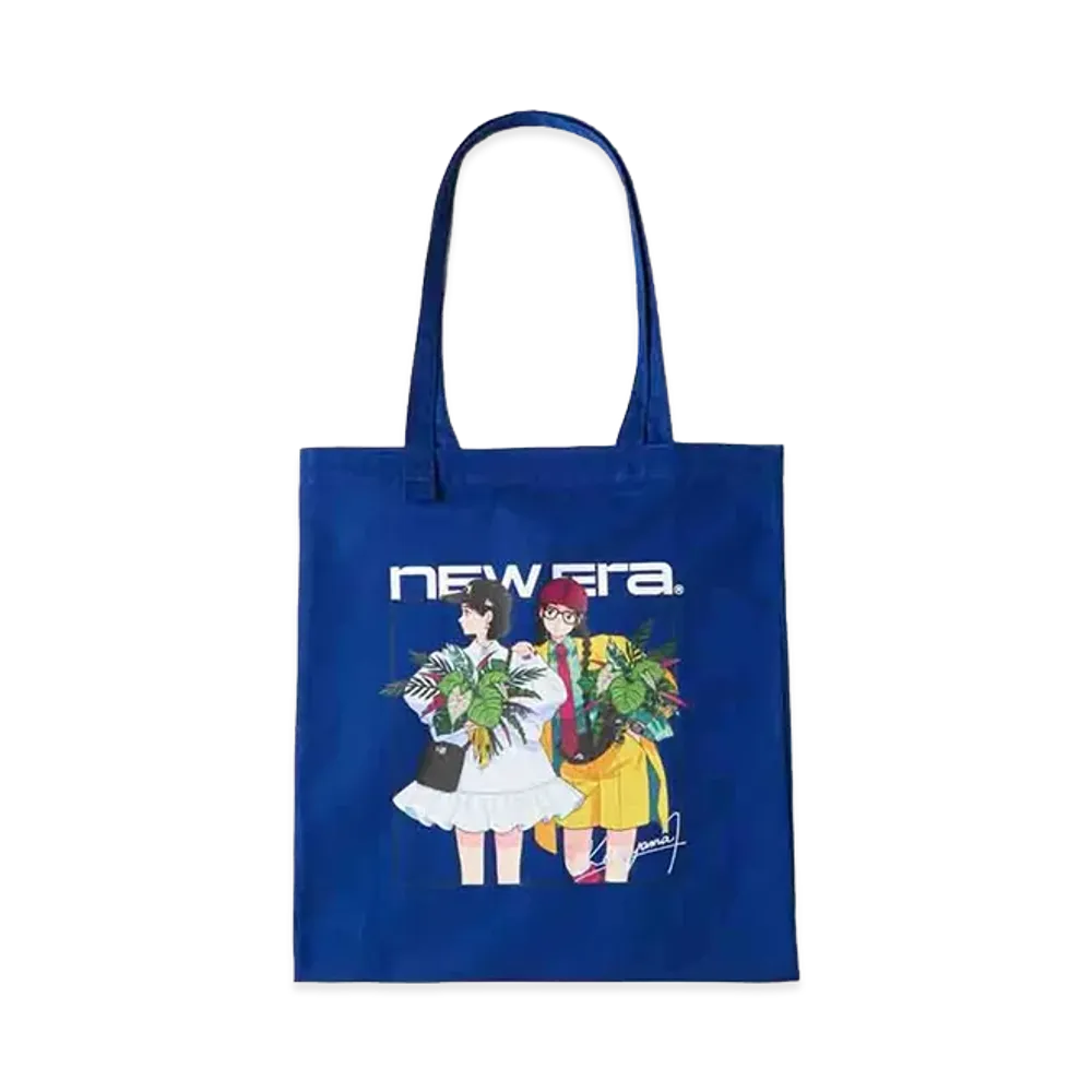 NEW ERA x Illustrators Collection Cotton Twill Tote Bag Akira Komayama "Light Royal"