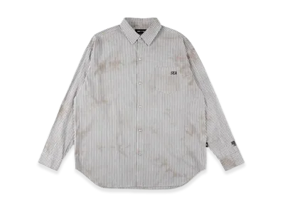 WIND AND SEA Tiedye Essentials L/S Shirt "Navy Orange"