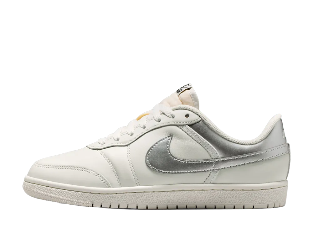 Nike Women's Air Jordan Skyline Low "Swan/Black/Metallic Silver"