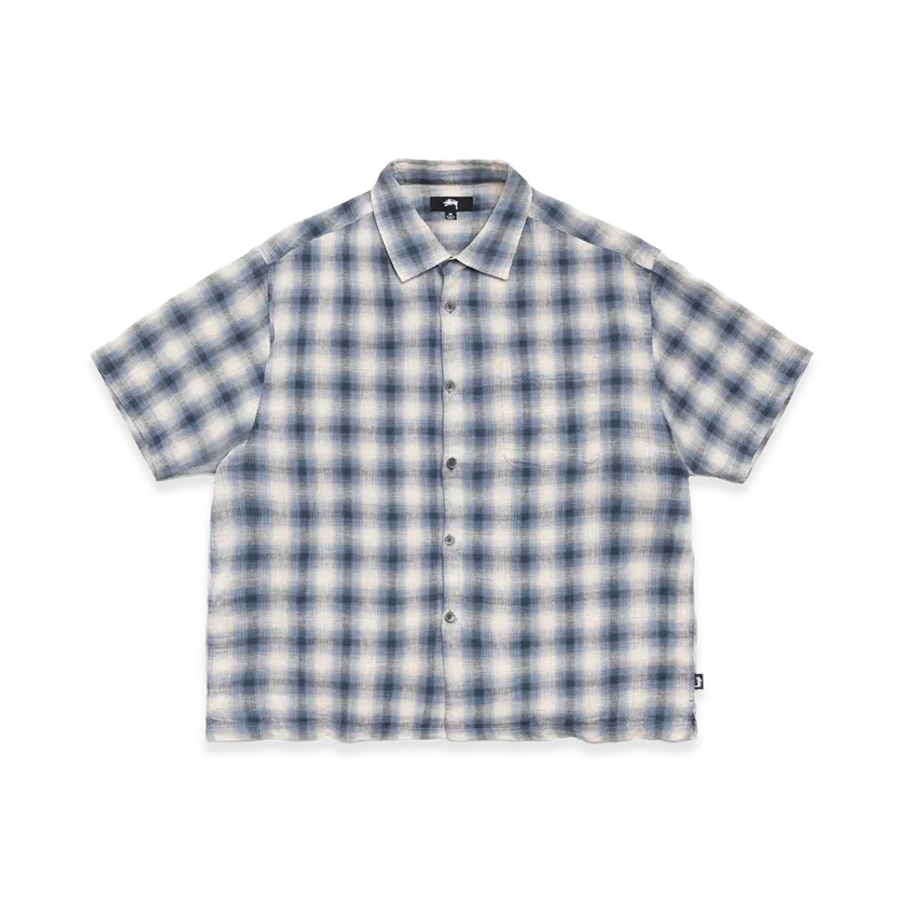 Stussy Liam SS Plaid Shirt "Blue"