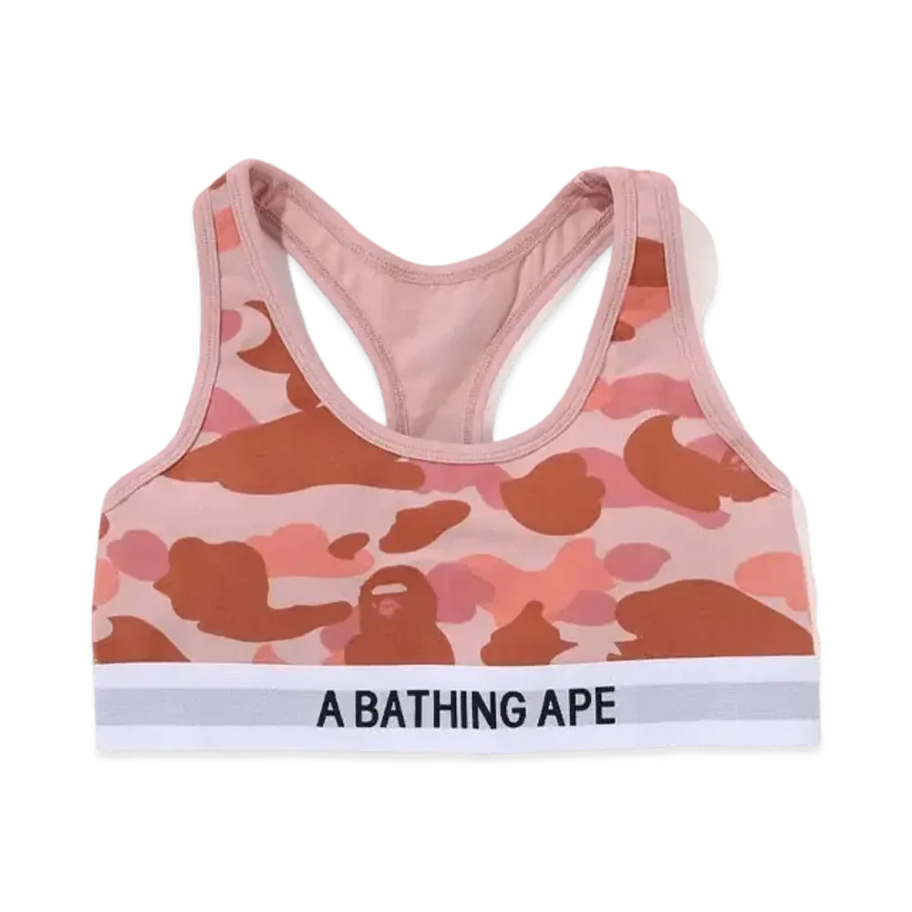 A BATHING APE 1st Camo Sports Bra "Pink"