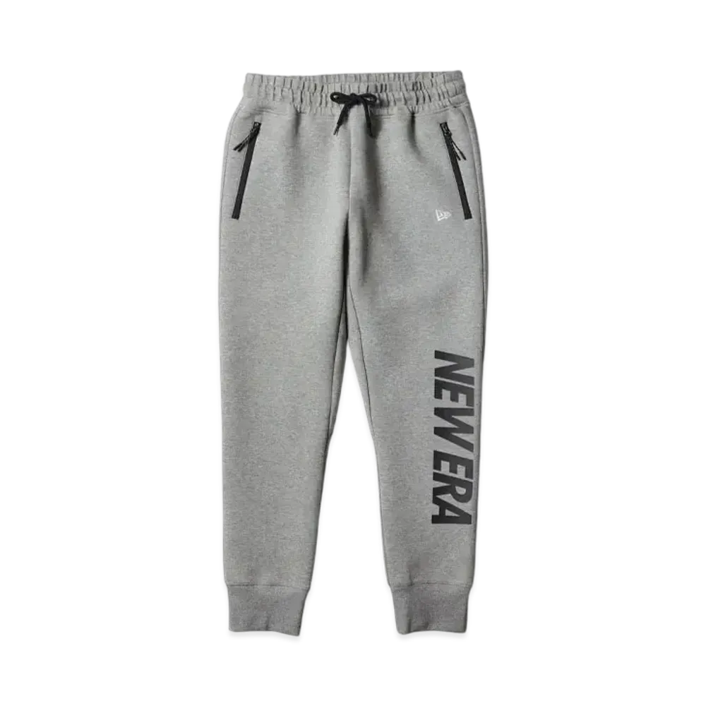 NEW ERA Performance Apparel Tech Sweatpants Wordmark Logo "Heather Grey"