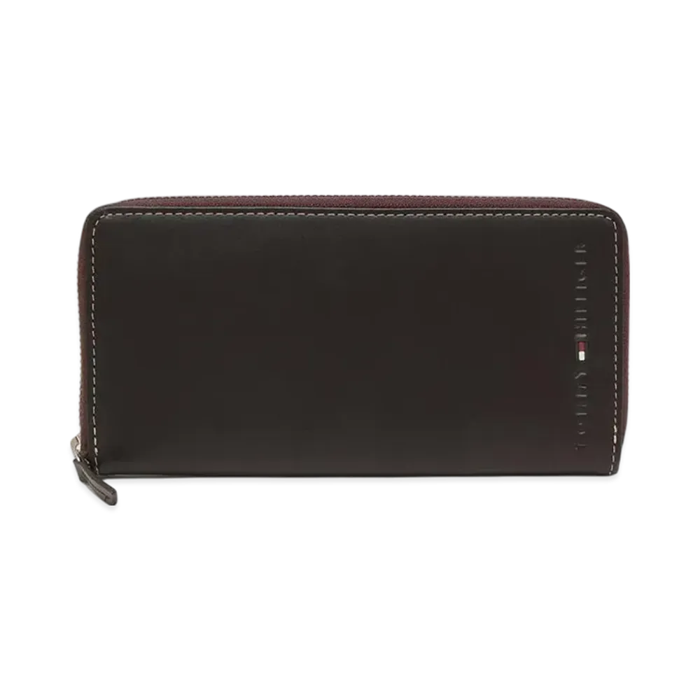 TOMMY HILFIGER Wellesley Long Wallet "Brown"