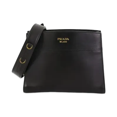 PRADA Bibliotheque Shoulder Bag "Black"