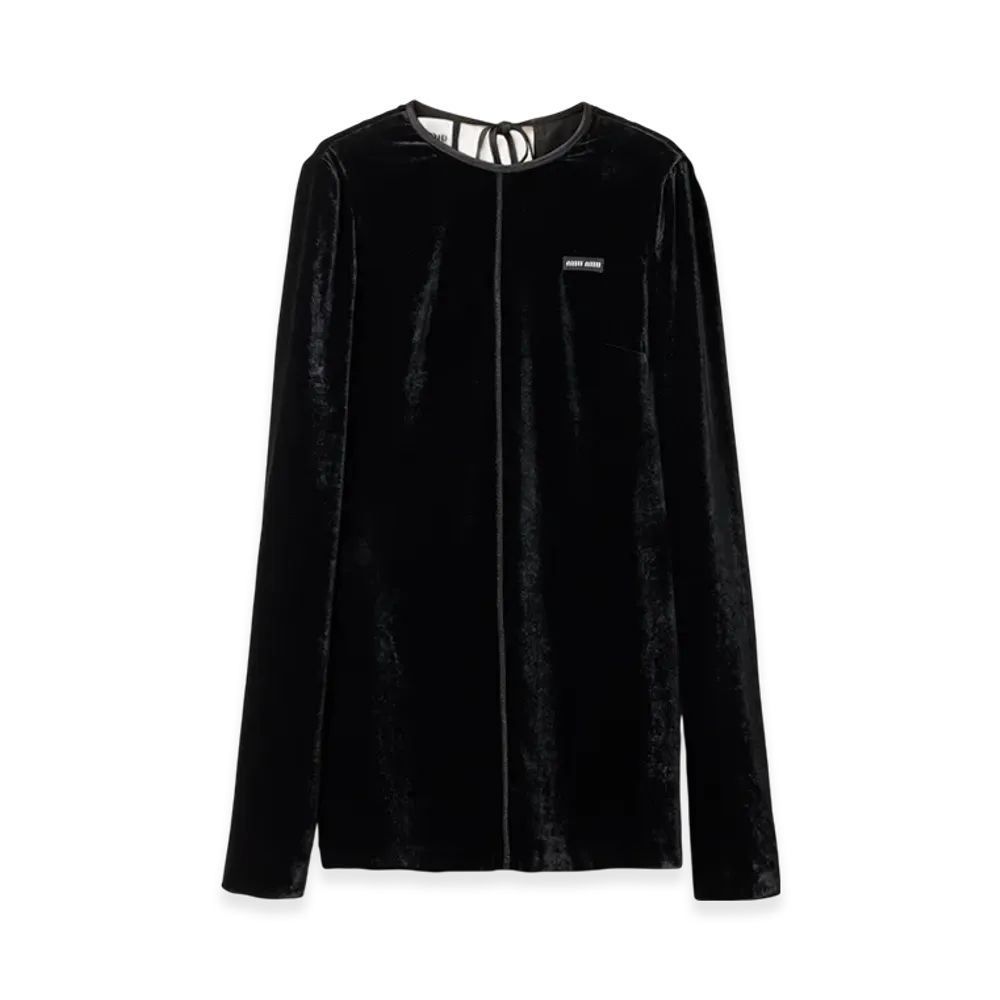 MIU MIU Women's Velvet Dress "Black"