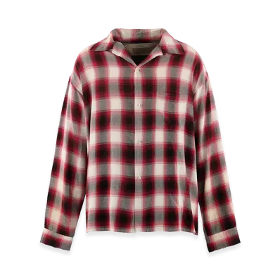SAINT Mxxxxxx Rayon Shirt Check "Red"