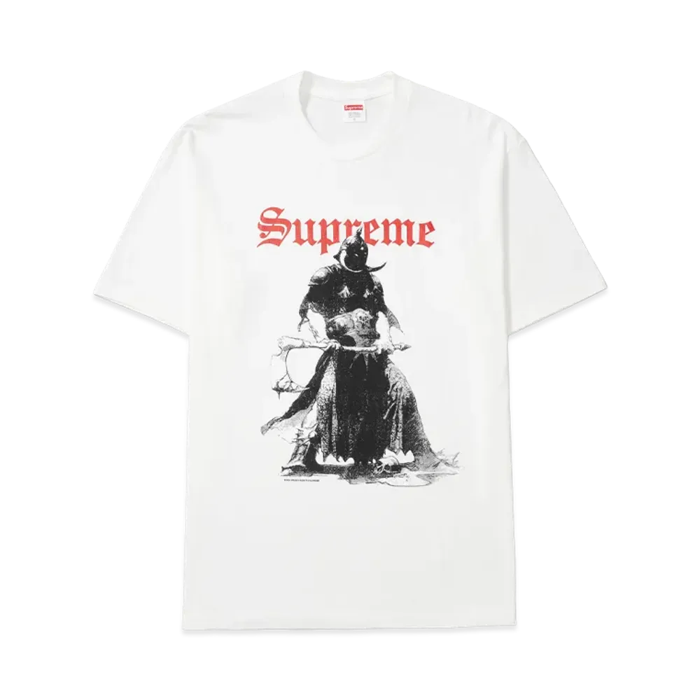 シュプリーム x フランクフラゼッタ デストラクション Tシャツ "ホワイト"