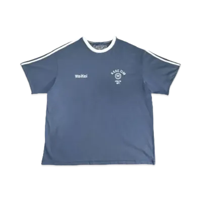 My Sugar Babe Wai Kei x MSB double logo line Tee "Navy"