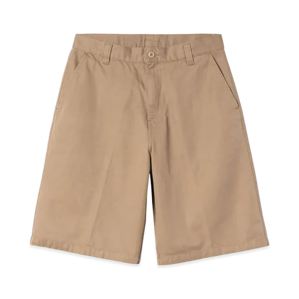Carhartt WIP Brader Short "Leather/Rinsed"