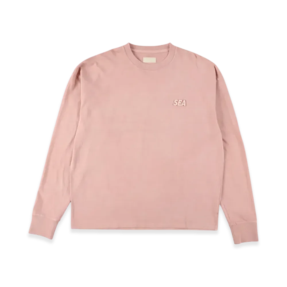 WIND AND SEA Cozy L/S Tee "Pink/Gray"