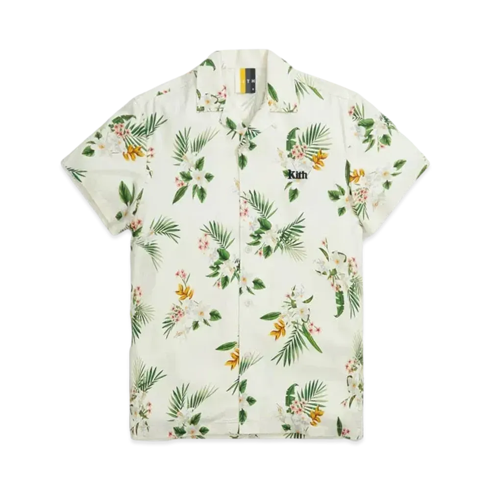 Kith Thompson Camp Collar Shirts #1 "White"